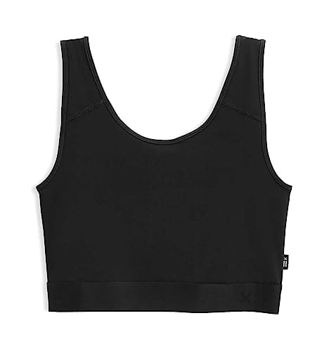 Compression Bra, Chest Binder Alternative, Wireless Full Coverage Medium Support Top, Athletic Sports Bra