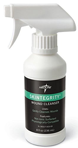 Medline Cleanser Wound Skintegrity Spray, 8 Ounce