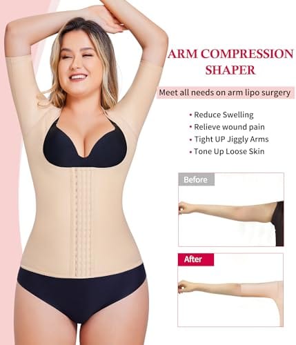 Upper Arm Shaper Post Surgical Slimmer Body Shaper Girdle for Women