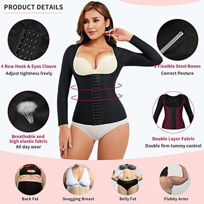 Upper Arm Shaper Post Surgical Slimmer Body Shaper Girdle for Women