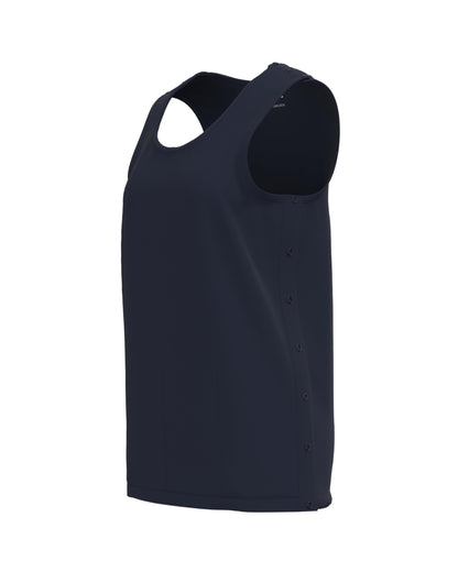 Mastectomy Recovery Tank Top with Four Drain Pockets & Snap-Access