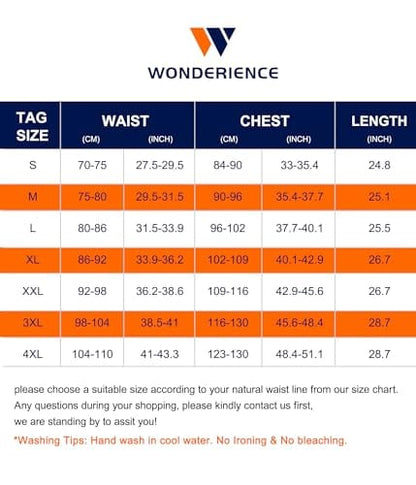 Wonderience Compression Shirts for Men Undershirts Slimming Body Shaper Tank Top Vest with Zipper (Black, Medium)