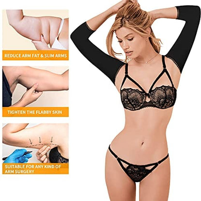 RDSIANE Upper Arm Compression Shaper Post Surgery Slimmer Sleeves Posture Corrector Tops Shapewear for Women