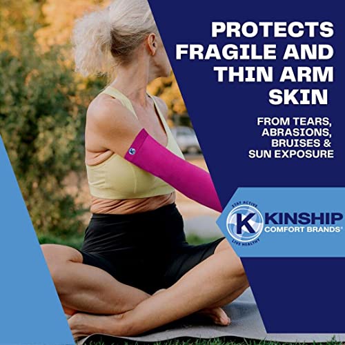 Arm Compression Sleeves for Men & Women | Arm Brace Support for Lymphedema, Neuropathy, Arthritis, Bursitis, Tendonitis, Tennis Elbow | 1 Pair