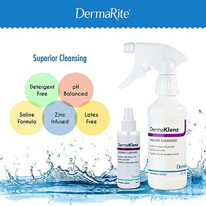 DermaKlenz Wound Cleanser 8 oz. Spray Bottle