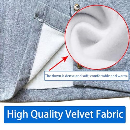 Patient Clothing,Postoperative Side Zipper Garment,Disability Clothing for Post Surgery Dialysis Rehab Paralysis Elderly Wheelchair Fracture Hospital Gowns