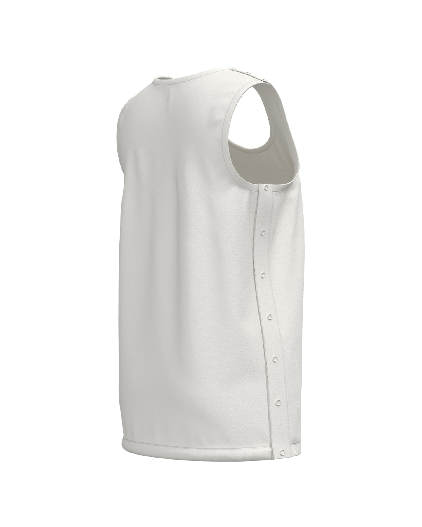 Mastectomy Recovery Tank Top with Four Drain Pockets & Snap-Access