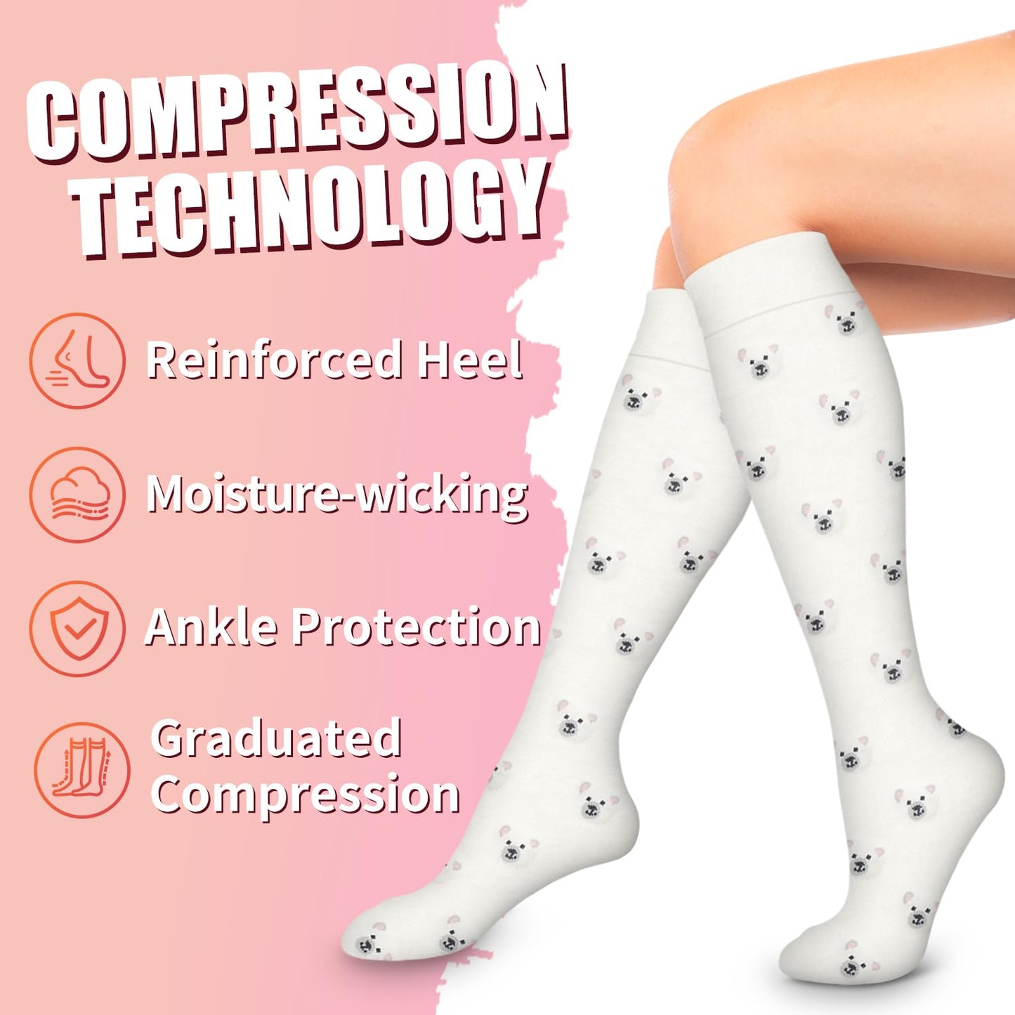 Copper Compression Socks Women & Men Circulation