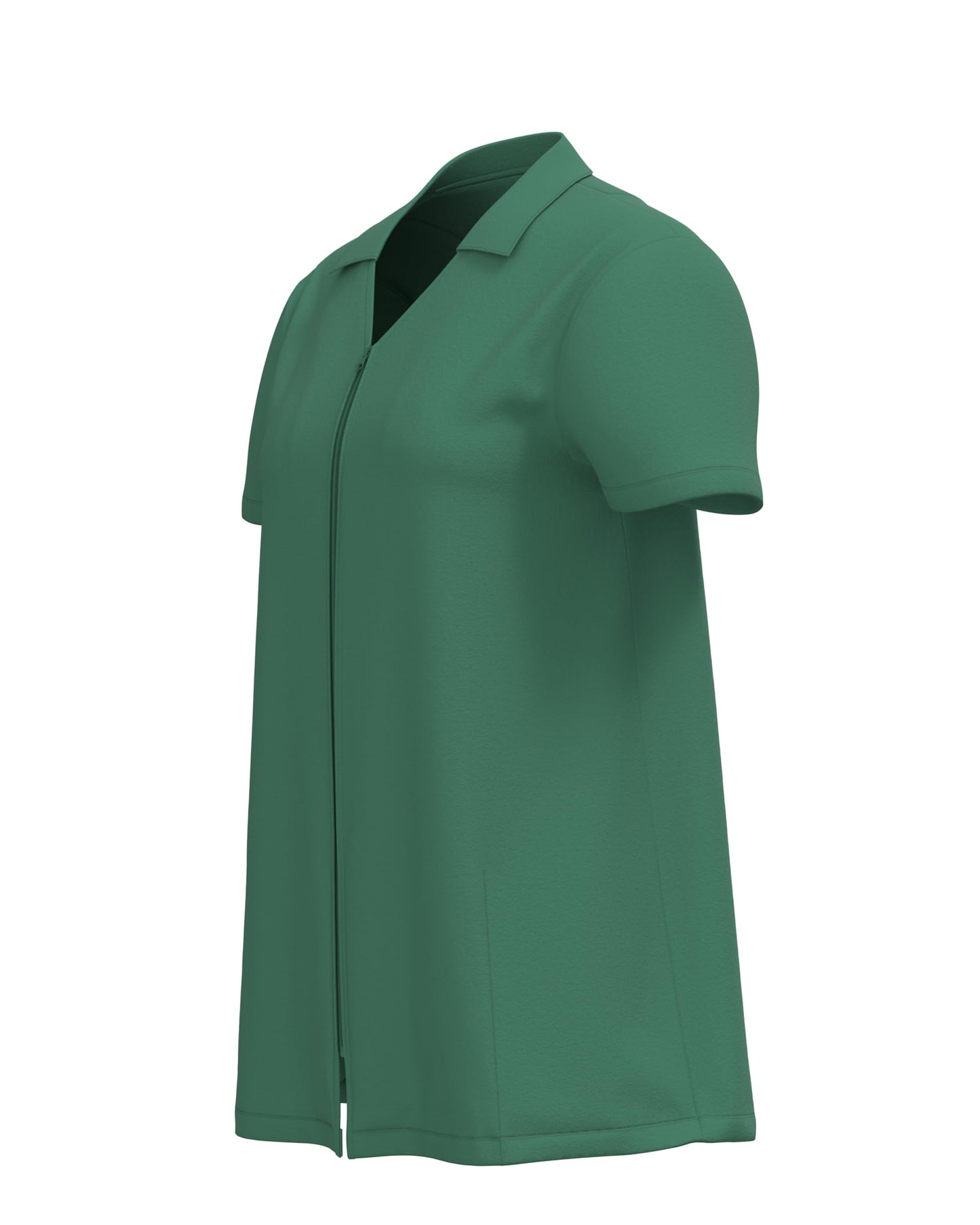 Post Mastectomy Recovery V-Neck Collar Shirt Zip Front Camisole with Drainage Pockets for Comfort & Convenience Women