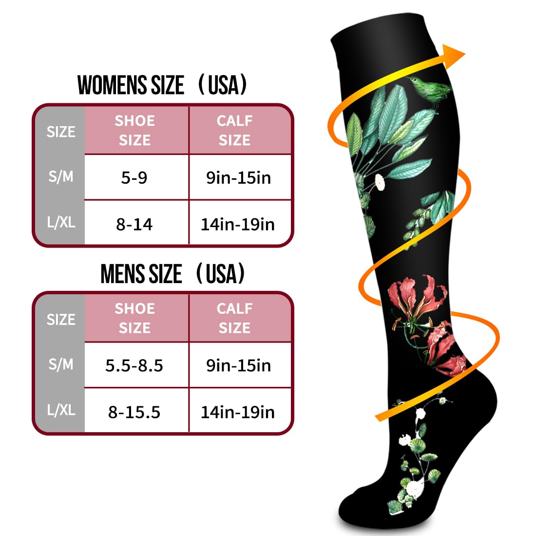 Copper Compression Socks Women & Men Circulation