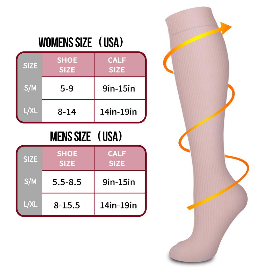 Copper Compression Socks Women & Men Circulation