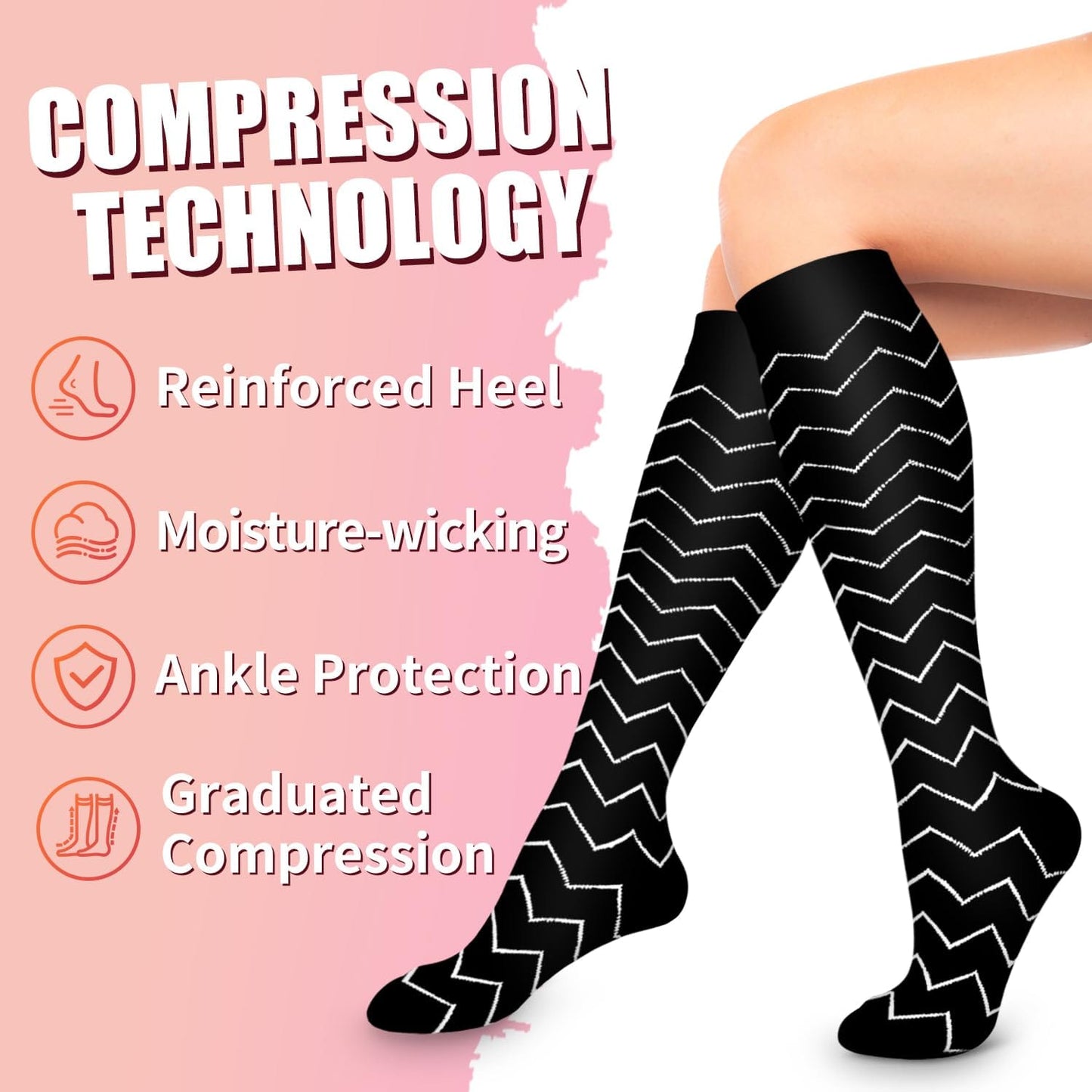 Copper Compression Socks Women & Men Circulation