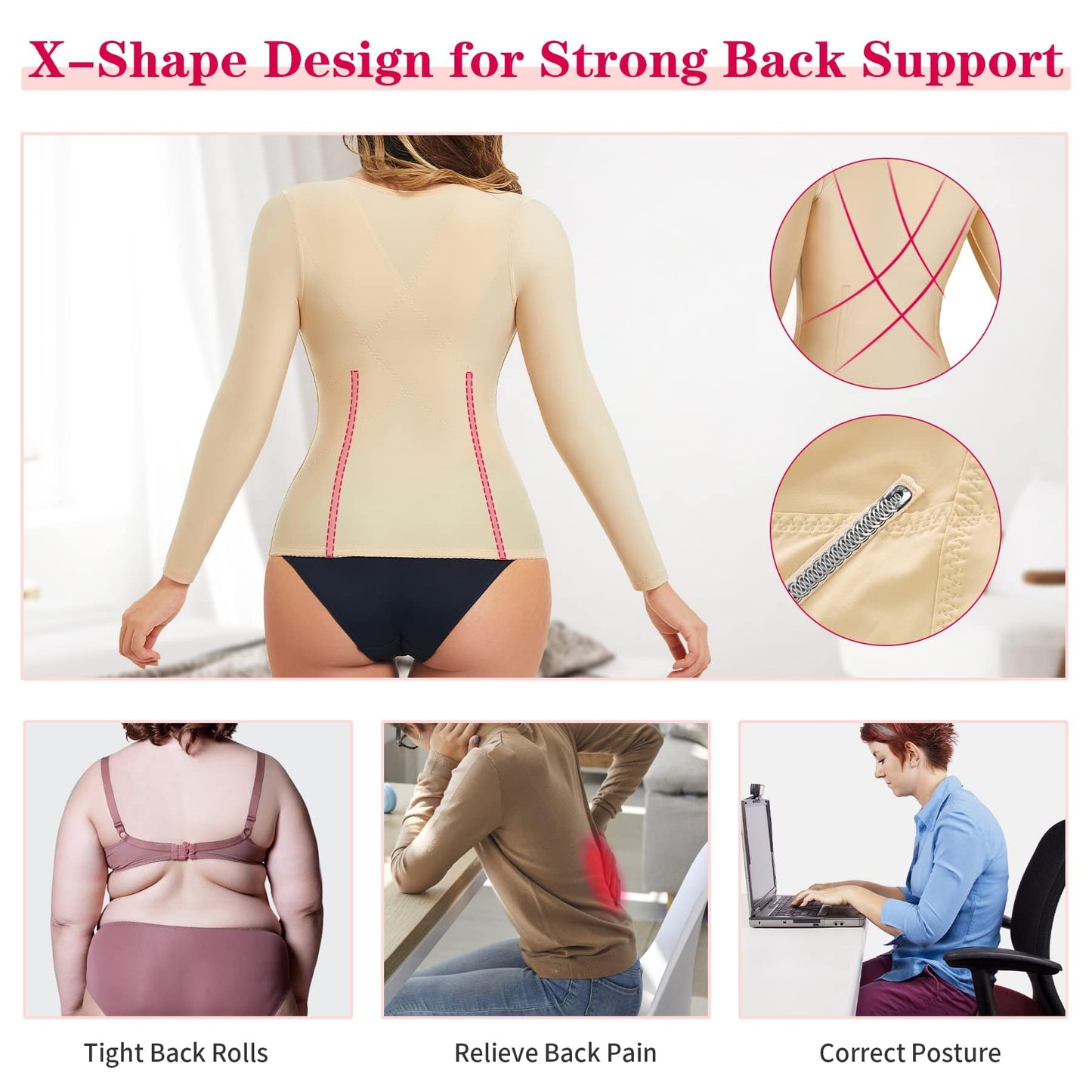 Upper Arm Shaper Post Surgical Slimmer Body Shaper Girdle for Women