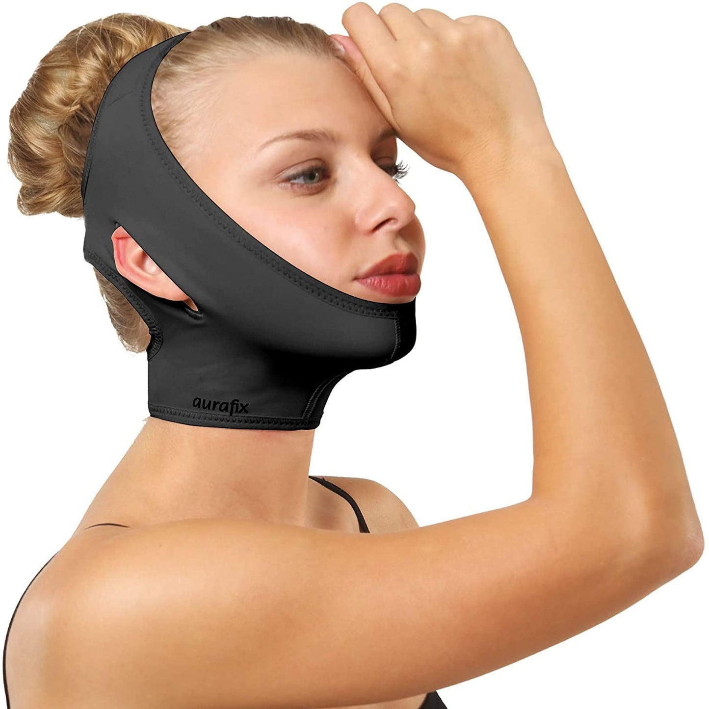 Post Surgical Chin Strap Bandage for Women - Face Slimmer, Jowl Tightening, Chin Lifting