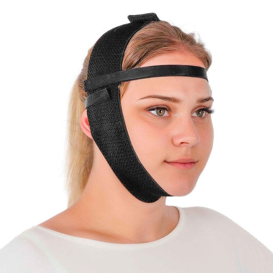Post Surgery Facial Compression Garment Chin Strap Band, Double Chin Face Wrap