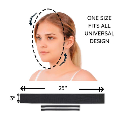 Post Surgery Facial Compression Garment Chin Strap Band, Double Chin Face Wrap