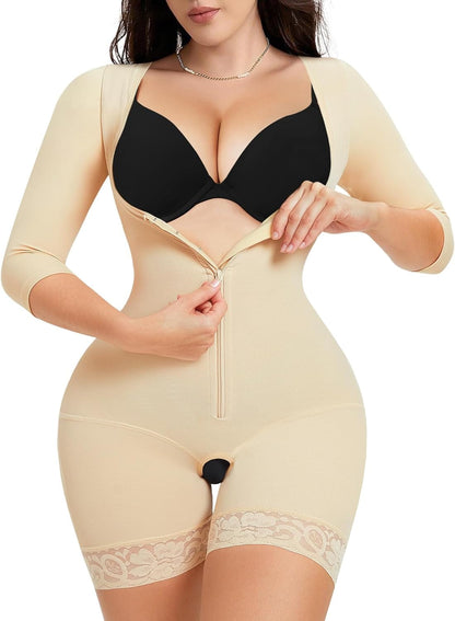 Shapewear for Women Tummy Control Compression Bodysuit Waist Trainer