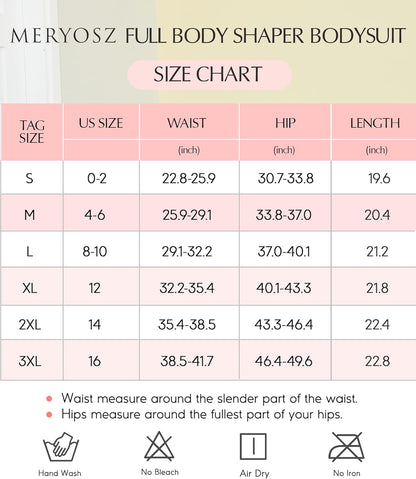 Shapewear for Women Tummy Control Compression Bodysuit Waist Trainer