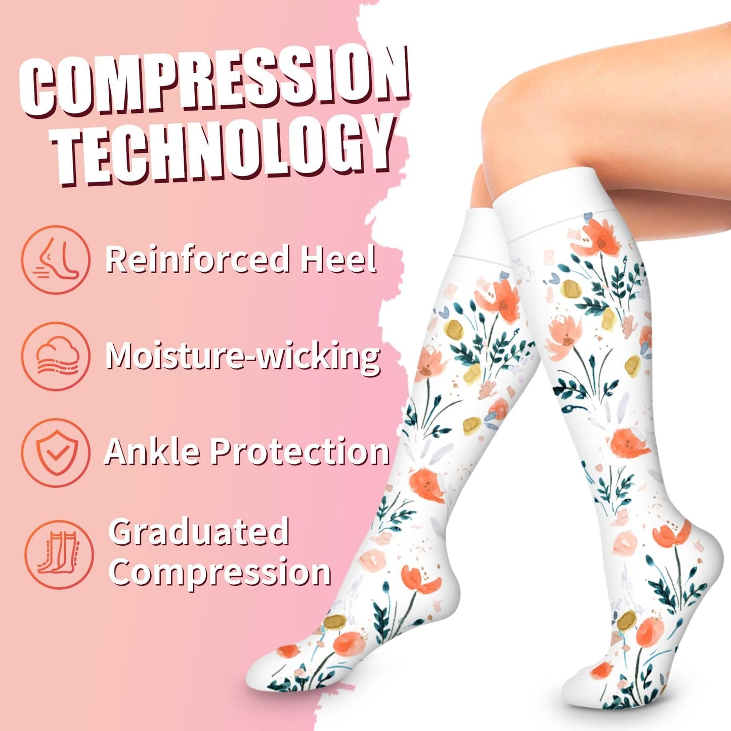 Copper Compression Socks Women & Men Circulation